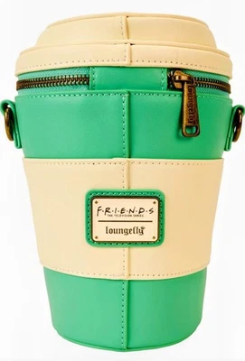 LOUNGEFLY FRIENDS CENTRAL PERK TO-GO COFFEE CUP FIGURAL SCENTED CROSSBODY BAG - Image 1 of 4