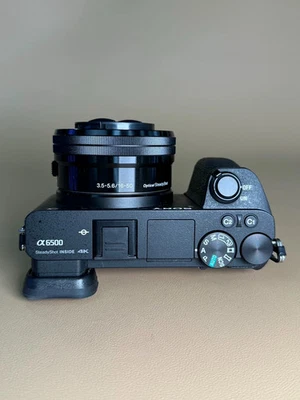 Cámara digital de video Sony Alpha a6500 24,2 MP enfoque automático rápido 4K con lente de 16-50 mm Foto 1 de 4