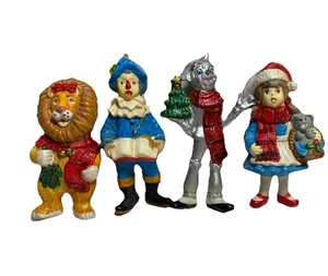 Vintage Wizard of Oz Christmas Ornaments Set of 4 - Picture 1 of 5