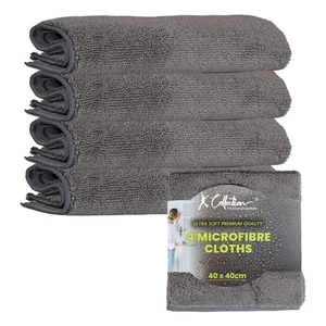 K Collection  Paño de Limpieza de Microfibra  Pack de 4 (TC1019) - Imagen 1 de 7