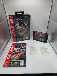 Batman Forever | Sega Genesis | Mega Drive con manual | NTSC | DC Comics - Imagen 1 de 2