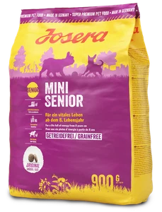 JOSERA MiniSenior (900 g) | getreidefreies Hundefutter für kleine Rassen - Bild 1 von 2