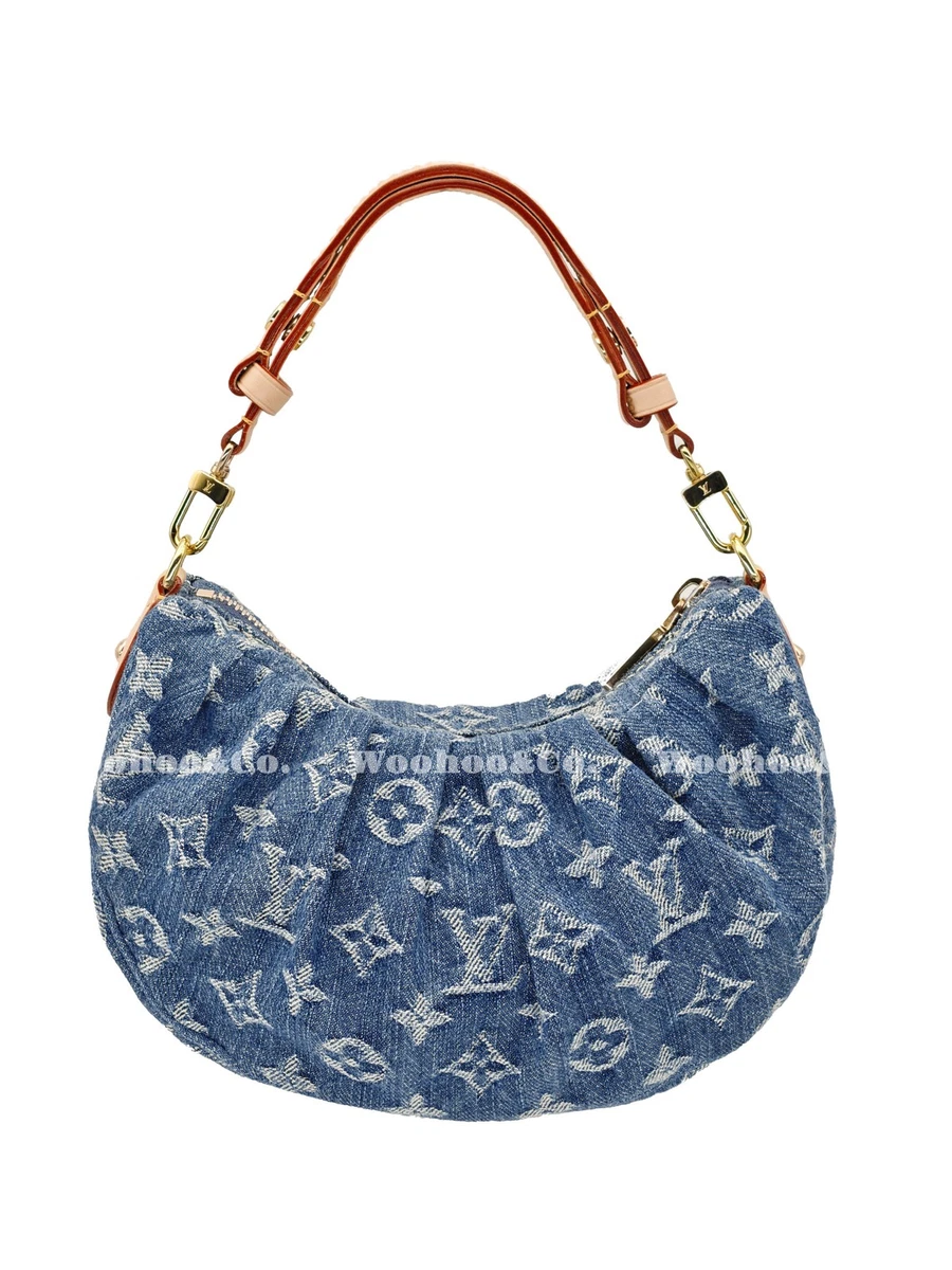 Louis Vuitton Cotton Blue Bags & Handbags for Women for sale | eBay