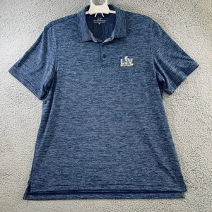Vineyard Vines Performance Polo Herren Super Bowl LIV Kurzarm Streifen blau XL - Bild 1 von 12