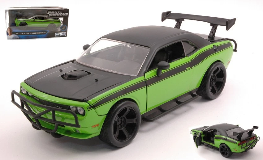 Modellino auto film movie LETTY'S DODGE CHALLENGER SRT8 FAST & FURIOUS 1:24 - Immagine 1 di 1