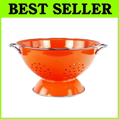 Calypso Basics 5 Qt Colander, Orange - Image 1 of 4