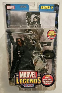 2004 TOY BIZ MARVEL LEGENDS SERIE V 5 LAME con POSTER BOOK e MOTO  - Foto 1 di 8