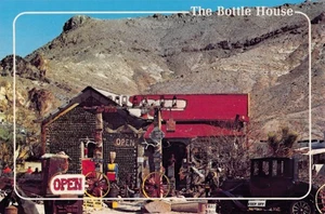 Postal CA: Bottle House, Rhyolite, Death Valley, California, 4x6 - Imagen 1 de 2