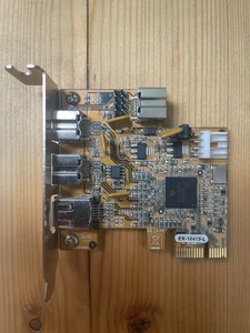 ExSys Ex-16415L FW800 Firwire Karta Hachintosh Mac PCI Express Low Profile - Zdjęcie 1 z 2