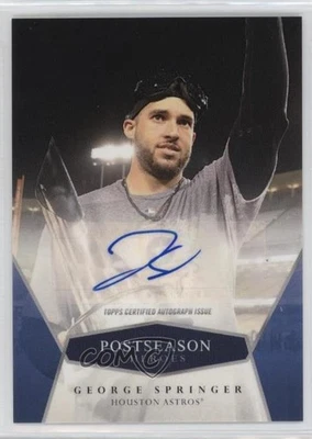 2018 Topps On Demand MLB Postseason Heroes George Springer #PH6-A Auto - Image 1 of 2