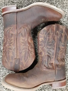 Laredo Durant Men's Rustic Rancher Stockman Western Distressed Boot Size 12 EW - Picture 1 of 8