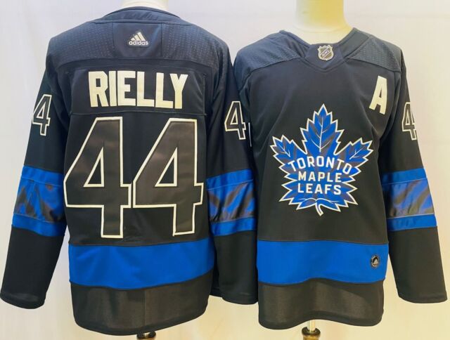 New Morgan Rielly Toronto Maple Leafs 44 reversible Hockey Black Jersey  S-3XL