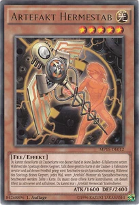 YU-GI-OH, ARTEFAKT HERMESTAB, R, MP15-DE012, 1. Auflage, TOP - Bild 1 von 1
