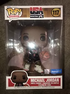 Funko Pop NBA Basketball Team USA Michael Jordan #117 Walmart Exclusive Jumbo - Picture 1 of 4