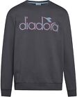 Diadora Sweatshirt 176618 Sweatshirt Crew 5Palle Wnt Crewneck Man Cotton Grey