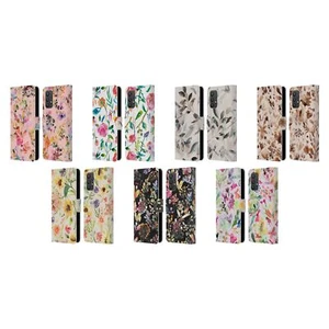 OFFICIAL NINOLA FLOWER PATTERNS LEATHER BOOK WALLET CASE FOR SAMSUNG PHONES 1 - Picture 1 of 13