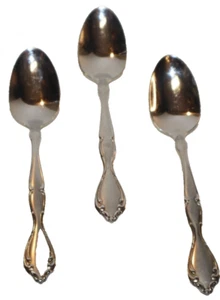 Oneida CANTATA Hochglanz Edelstahl Besteck - 3er Set TEELÖFFEL/TAFELLÖFFEL - Bild 1 von 7