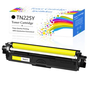 Paquete de 1 tóner amarillo TN225 para Brother TN-225Y HL-3140CW HL-3152CDW MFC-9130CW - Imagen 1 de 14