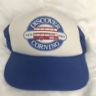Discover Corning New York VTG Tourism Hat Cap