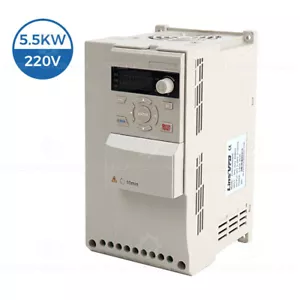 Inversor de accionamiento de frecuencia variable 3 fases CNC VFD 5,5 KW 7,5 HP 220V 23A - Imagen 1 de 7