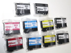 603XL 10er Pack  Druckerpatronen Kompatible für Epson 603XL,XP-4100/ WF-2850 - Bild 1 von 2
