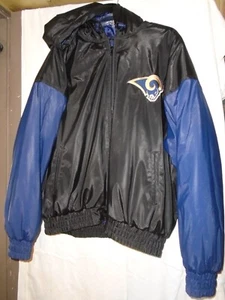 NFL Los Angeles Rams Winter Jacket hooded zip up The Game Day Size Mens XXL - Picture 1 of 11