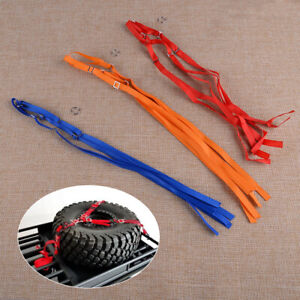 3-Point Spare Tire Tie Down Strap Fit for Traxxas Axial 90048 1/10 1/5 RC Cars