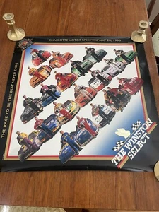 The Winston Select Charlotte Motor Speedway Poster May 20, 1995 No Tape No Holes - Picture 1 of 6