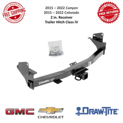Enganche de remolque Draw-Tite 76004 clase IV, receptor de 2" se adapta a 15-22 Colorado y Canyon Foto 1 de 4