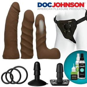 Doc Johnson Vac-U-Lock Dual Density Starter Set UltraSkyn Strap-On Harness Kit - Bild 1 von 5
