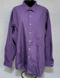Arrow Mens Shirt Size 17 34/35 Purple - Picture 1 of 12