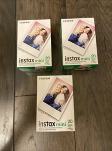 60 Sheets | Fujifilm Instax Mini Instant Film | For Fuji Mini Cameras 8 9 11 12 - Picture 1 of 3