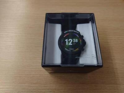 Fossil Gen6 FTW4061 Black Silicone Smartwatch Black Android Wear OS Touchscreen - Image 1 of 4