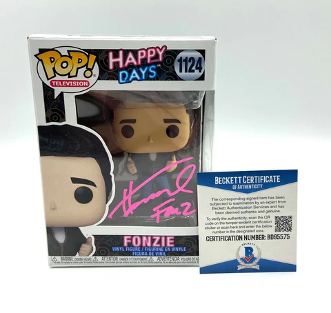 HENRY WINKLER SIGNED AUTOGRAPH FUNKO POP HAPPY DAYS BECKETT BAS FONZ Cover
