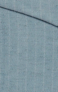 Thibaut Crypton Upholstery Fabric- Hamilton Herringbone / Peacock 2.65 yd W80672 - Picture 1 of 2