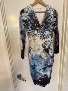 Talulah blue ponte long sleeve dress 8 - Picture 1 of 5