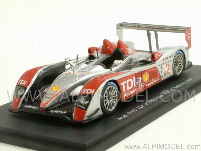 Audi R10 TDI Winner 12h Sebring 2007 Biela-Pirro-Werner 1:43 SPARK S0680 - Immagine 1 di 1