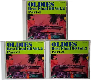 LOT Of 3 OLDIES CDs Best Final 60 Volume 2 Parts 1~3 Japanese Imports OOP EUC ! - Picture 1 of 3