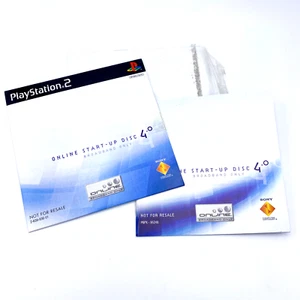 SEALED UNUSED Rare Sony PS2 Online Startup 4.0 Not For Resale Disc & Sleeve - Picture 1 of 2