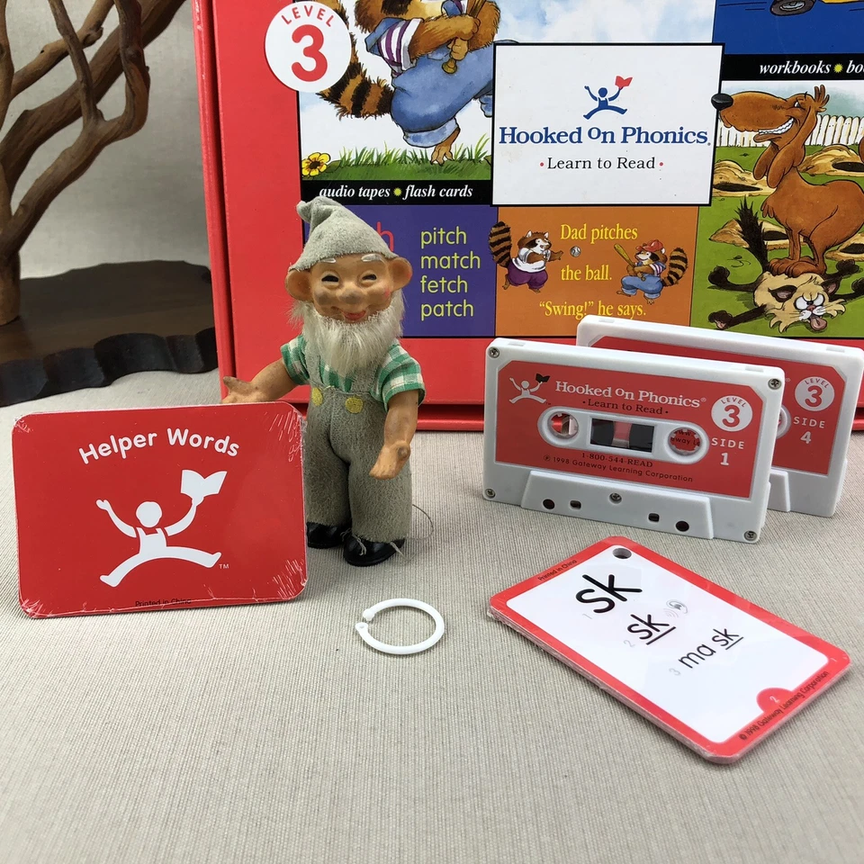 Nivel 3 ENGANCHADO EN PHONICS HOP Rojo Repuesto Casetes Lados y Tarjetas y Caja Foto 1 de 4