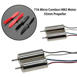 3.7V 40000 U/min 716 High Speed Micro Coreless HM2 Motor Propeller DIY RC Drone - Picture 1 of 8