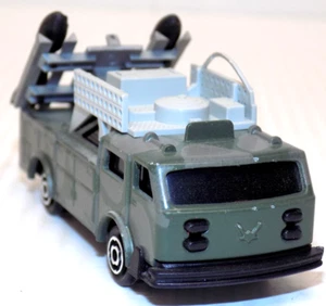 VINTAGE Majorette Brand DIECAST ROCKET LAUNCHER TRUCK 3 1/2" long Free Shipping! - Picture 1 of 11