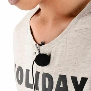 Lav Mic, Microphone for Phone, Clip on Lavalier-Lapel Microfono Para Youtube - Afbeelding 1 van 7