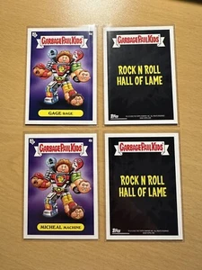 2023 Topps Garbage Pail Kids GPK Rock N Roll Hall Of Lame 4ab RAGE AGAINST MACH - Foto 1 di 8