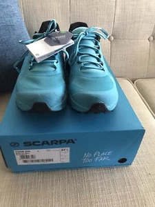 SCARPA spin ultra trail running shoes vibram megagrip 44.5 mens 11 US - Picture 1 of 6
