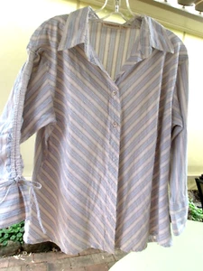 THOMAS COOK Striped SHIRT *Size 16 WOMENS *ELUC - Picture 1 of 3