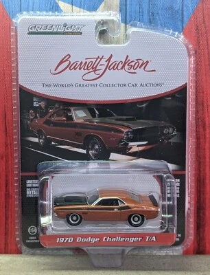 '24 Greenlight 1970 Dodge Challenger T/A 1:64 serie Barrett-Jackson EE. UU. ¡STOCK!! Foto 1 de 4