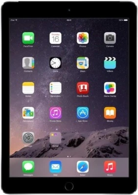 Apple iPad Air 2 (A1567), 16GB - Space Gray Shattered Front Screen - Image 1 of 3