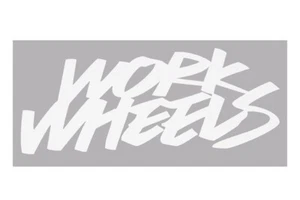 WORK Wheel White Sticker 150mm ##979191140 - Picture 1 of 1