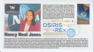 6° Cachets 5820 OSIRIS-REx DCP space cover with Nancy Neal Jones - Picture 1 of 1